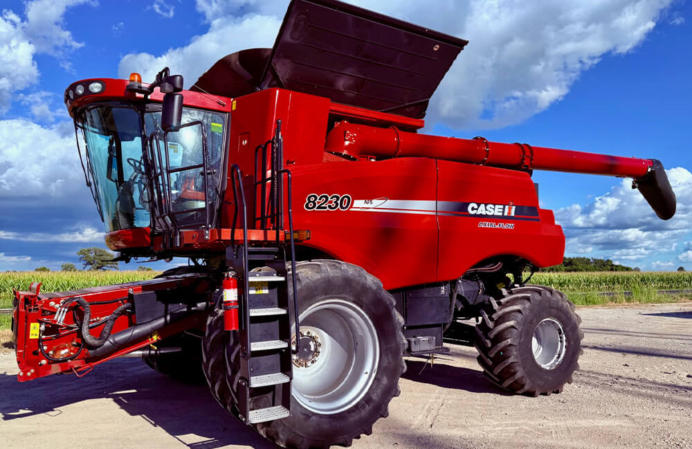 A Case 8230 Axial flow Combine