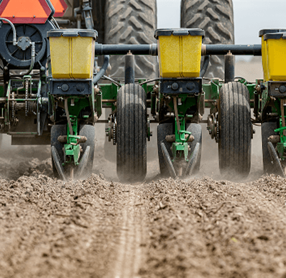 Planter equipment close up